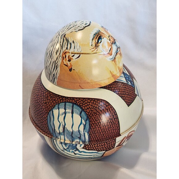 Bristol Ware Roly Poly Tobacco Tin Butcher Vintage 1980 Collectible - Picture 5 of 12